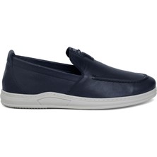 Voyager 5606C Erkek  Deri Casual Ayakkabı Lacivert