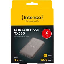 Intenso Portable SSD TX500 2tb 1000MB/S Taşınabilir SSD