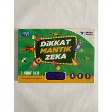 Dikkat Mantık Zeka - Bilişsel Beceriler Geliştirme Aktiviteleri - İlkokul Mantık ve Muhakeme - Akıl ve Zeka Oyunları 4 Kitap