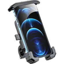 Nukrotech Tn Motosiklet Telefon Tutucu Gidon-Ayna Uyumlu
