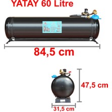 7A Mühendislik Karavan Lpg Tankı Yatay 60 Litre Tak Kullan Hazır Set