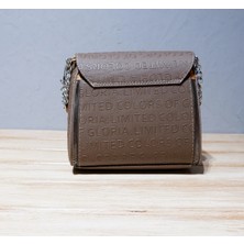 Blooms Bag Zincir Detaylı Oval Kalıp El Ve Omuz Çantası Çift Askılı