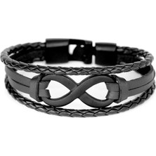 Ocean Pole Siyah Sonsuz Bileklik