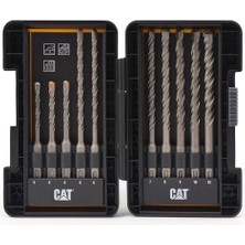 Cat DA03901 10 Parça Tungsten Karbür Sds-Plus Beton Matkap Uç Seti