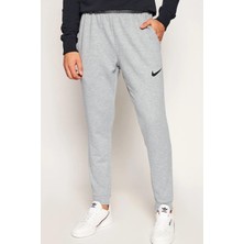 Nike Dri-Fit Fleece Erkek Gri Antrenman Eşofman Altı