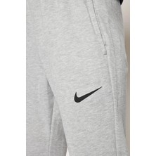 Nike Dri-Fit Fleece Erkek Gri Antrenman Eşofman Altı