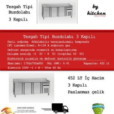 By Kitchen Tezgah Tipi Derin Dondurucu Dtg-3