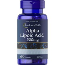 Puritan's Pride Alpha Lipoic Acid 300 Mg 60 Kapsül