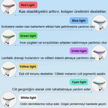 Moje More Yüz Sıkılaştırma Güzellik Cihazı, Sıcak Kompres Işık Terapisi Ems Yüz Masajı Boyun Kaldırma