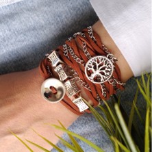 Zeyn Club Süet Wrap Bileklik