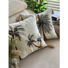 En Gözde Home 2 Adet Nakışlı Kırlent Kılıfı