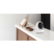 Store Case 4u Akıllı Güvenlik Kamerası 360 Derece Dönebilen Kızılötesi Gece Görüşlü Ip Kamera Hd 1080P, 637JBU