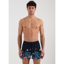 Whitefin Lacivert Erkek Şort Mayo Marine