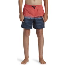 Quiksilver Everyday Wordblock Vly Yth 14 Erkek Çocuk Kırmızı Volley Short