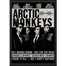 Ekart Ahşap Mdf Puzzle Yapboz Arctic Monkeys 255 Parça 35*50 cm