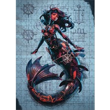 Ekart Ahşap Mdf Puzzle Yapboz Siren Deniz Kızı 255 Parça 35*50 cm