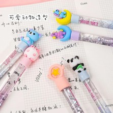 GongtuShop Pembe Tarzı Kawaii Sevimli Kum Jel Kalem Kırtasiye Ofis Okul Tedarik Dekompresyon Yaratıcı Tatlı Oldukça Güzel Benzersiz Model Karikatür Kalem (Yurt Dışından)