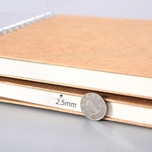 GongtuShop H164-8K-SOL Stil A3AKAK Kraft Kağıt Eskiz Defteri Spiral Sanat Defter Boş Levhalar 160GSM Ciltli Okul Malzemeleri Kalem Çizim Not Defteri (Yurt Dışından)