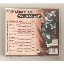 Edip Akbayram Ilk Günkü Gibi CD (Dönem Baskı Orjinal Cd)