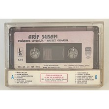 Arif Susam Evlilerde Sevebilir - Hasret Olmasın Kaset (Orjinal Dönem Kağıt Baskı Kaset)