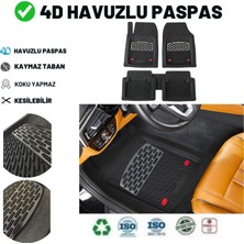 bebekokusu Volkswagen Golf 7 2015 Uyumlu Havuzlu Üniversal Maxi Paspas Siyah - Gri