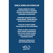 Moud's Turkey Ethnic Desenli Süet Oturma Odası Salon Fon Perde Baskılı Ekstrafor Büzgü 2 Kanat PRD-1085