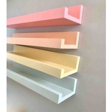 Desing BabyM Rainbow 4lü Bebek ve Çocuk Odası Duvar Rafı