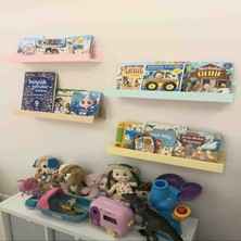 Desing BabyM Rainbow 4lü Bebek ve Çocuk Odası Duvar Rafı