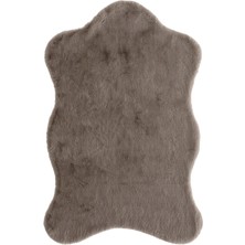 Halıcı Emin Rabbit 7403 Kahve Yatak Odası Halısı Banyo Halısı Suni post halı Makinede Yıkanabilir peluş Halı 