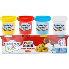 Pensan Kidz Oyun Hamuru 4 Renk 4 x 150 Gr.