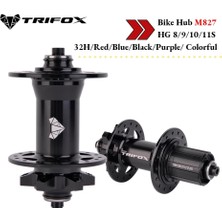 Pengfu Shop Turuncu Tarzı Bisiklet Hub Mtb Hızlı Yayın Hg S 32H Uyumlu Xd M Kırmızı Mavi Siyah Mor Renkli Trıfox M827 (Yurt Dışından)