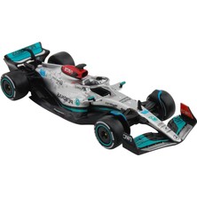 Liupo Bburago Mercedes-Amg F1#63 George Russell 2022 1/43 Pres Döküm Model Araba 38065 (Yurt Dışından)