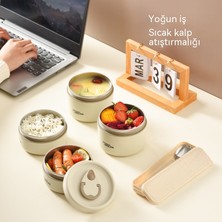 FastDeal Store Ofis Çalışanlarının Öğle Yemeği Taşıması Için Japon Tarzı Yalıtımlı Öğle Yemeği Kutusu Kapaklı Çorba Kasesi Basit Çorba Kutusu Mikrodalga Öğle Yemeği Kutusu (Yurt Dışından)