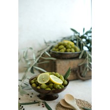 Dağ İnciri Manzalina Kırma Zeytin 1 kg- Salamura Yeşil Zeytin