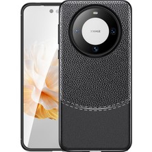 Teleplus Huawei Mate 60 Pro Kılıf Firo Deri Dokulu Silikon