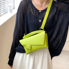 Kensen Shop Haki Bel Çantası Tarzı Kadın Kemer Çantası Moda Trendi Omuz Crossbody Çanta Lüks Deri Bel Çantası Bel Paketleri Kadın Kare Çanta Bel Çantası (Yurt Dışından)