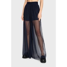 Armani Exchange Geniş Paça Transparan Pantolon Bayan Pantolon 3DYP10 YN8QZ 1593