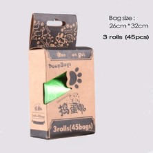 Shanhua Shop 45 Adet Çanta Tarzı Taşınabilir Köpek Poop Atık Torbası Dağıtıcı Kılıfı Pet Köpek Kedi Pick Up Poop Çanta Tutucu Açık Evcil Hayvanlar Malzemeleri Çöp Torbaları Organizatör (Yurt Dışından)