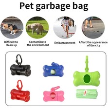 Shanhua Shop Pembe Tarzı Resim Olarak Göster Köpek Atık Torbası Tutucu Için Pet Atık Torbası Dağıtıcı - Plastik Çöp Torbası Dağıtıcı Taşıyıcı Kılıf Köpek Pet Atık Poop Torbaları (Yurt Dışından)