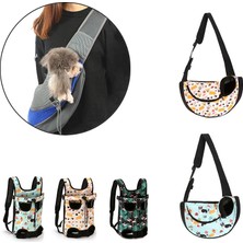 Shanhua Shop Siyah Stil M Beden Örgü Pet Köpek Taşıyıcı Çanta Kılıfı Açık Seyahat Pet Köpek Oxford Tek Omuz Çantası Sling Konfor Seyahat Tote Omuz Çantası (Yurt Dışından)