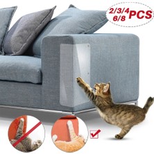 Shanhua Shop 6 Adet Tarzı 14X50CM Pcs Kedi Tırmalama Muhafızları Köşe Koruma Pvc Caydırıcı Ped Mobilya Kanepe Kanepe Kapı Için Esnek Vinil Koruyucu Paw Pad (Yurt Dışından)