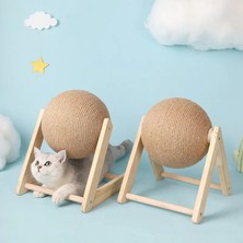 Shanhua Shop A-Küçük Stil Sisal Halat Kedi Scratcher Topu Etkileşimli Oyuncaklar Yavru Kedi Furnature Taşlama Topu Kurulu Paws Aşınmaya Dayanıklı Kedi Tırmalama Topu Oyuncak (Yurt Dışından)