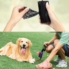 Shanhua Shop Mor Tarzı Pet Köpek Poops Atık Torbası Dağıtıcı Poo Tutucu Yürüyüş Seyahat Için Taşınabilir Aksesuarlar JS22 (Yurt Dışından)