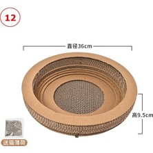 Shanhua Shop No.1 Tarzı Kedi Tırmığı Tahtası Ped Taşlama Çiviler Etkileşimli Koruma Mobilya Kedi Oyuncak Oluklu Büyük Boy Catw Scratcher Oyuncak Karton (Yurt Dışından)