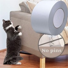 Shanhua Shop 80MM Tarzı 5m Çizik Kedi Kanepe Koruyucu Çift Taraflı Şeffaf Anti-Scratch Kedi Caydırıcı Eğitim Bandı Kedi Mobilya Koruyucuları (Yurt Dışından)