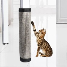 Shanhua Shop Koyu Gri Tarzı A Kedi Yavrusu Tırmalama Tahtası Ped Mobilya Sisal Scratcher Mat Masa Sandalye Korumak Kanepe Bacaklar Mat Tırmalama Direği Pençeleri Bakım Korumak (Yurt Dışından)