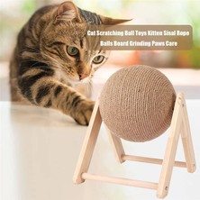 Shanhua Shop V-12CM Stili Kedi Etkileşimli Tırmalama Topu Oyuncak Yavru Kedi Sisal Halat Tırmalama Topu Tahtası Taşlama Paws Oyuncaklar Aşınmaya Dayanıklı Kedi Için Pet Malzemeleri (Yurt Dışından)