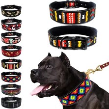 Shanhua Shop No.8 Tarzı S Beden Yansıtıcı Yaka Ayarlanabilir Evcil Hayvan Tasması Büyük Köpekler Için Pitbull Tasma Köpek Tasması Perro Yavru Yaka Ошейник Для Собак Pit Bull (Yurt Dışından)