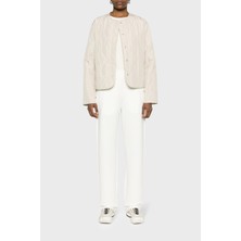 Emporio Armani Isı Yalıtımlı Relaxed Fit Çift Jarse Pantolon Bayan Pantolon 3D2P6E 1jhsz 0101