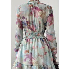 Alya NS Butik Şifon Astarlı Elbise